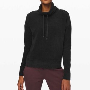 Lululemon Go Forward Pullover Heathered Core Black